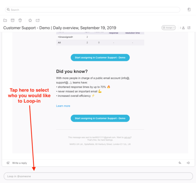 How do I share an email using Loops? | Loop Email - Help